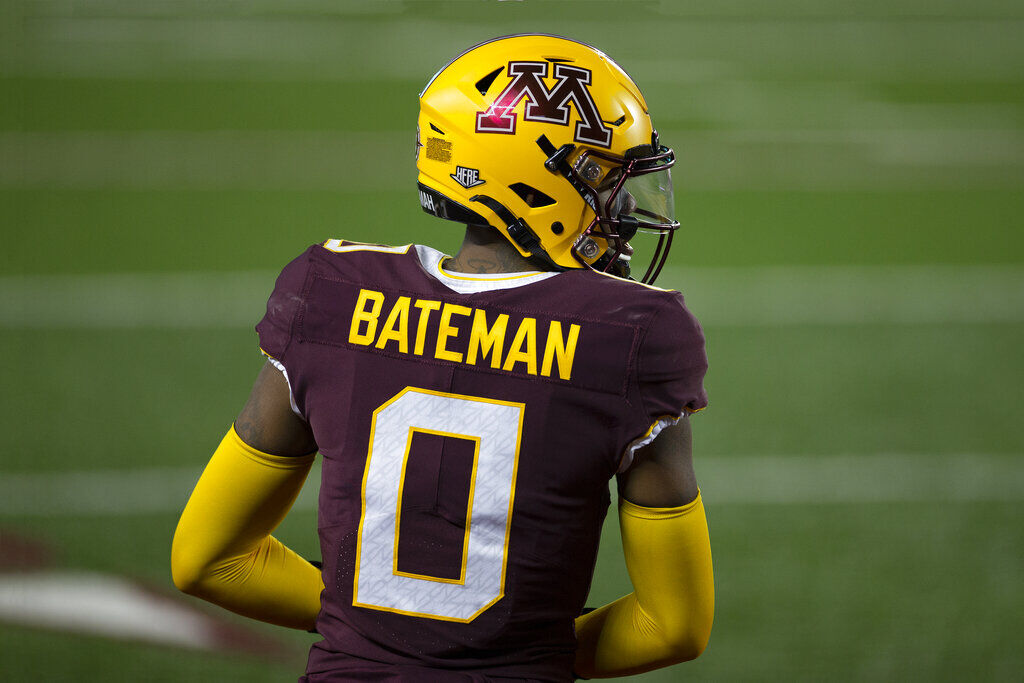 28. Baltimore (11-5) — Rashod Bateman, WR, Minnesota, Jr.